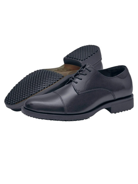 Shoes For Crews Senator Oxford Shoes Mens 13 Slip Resistant Work Dress Black NWT